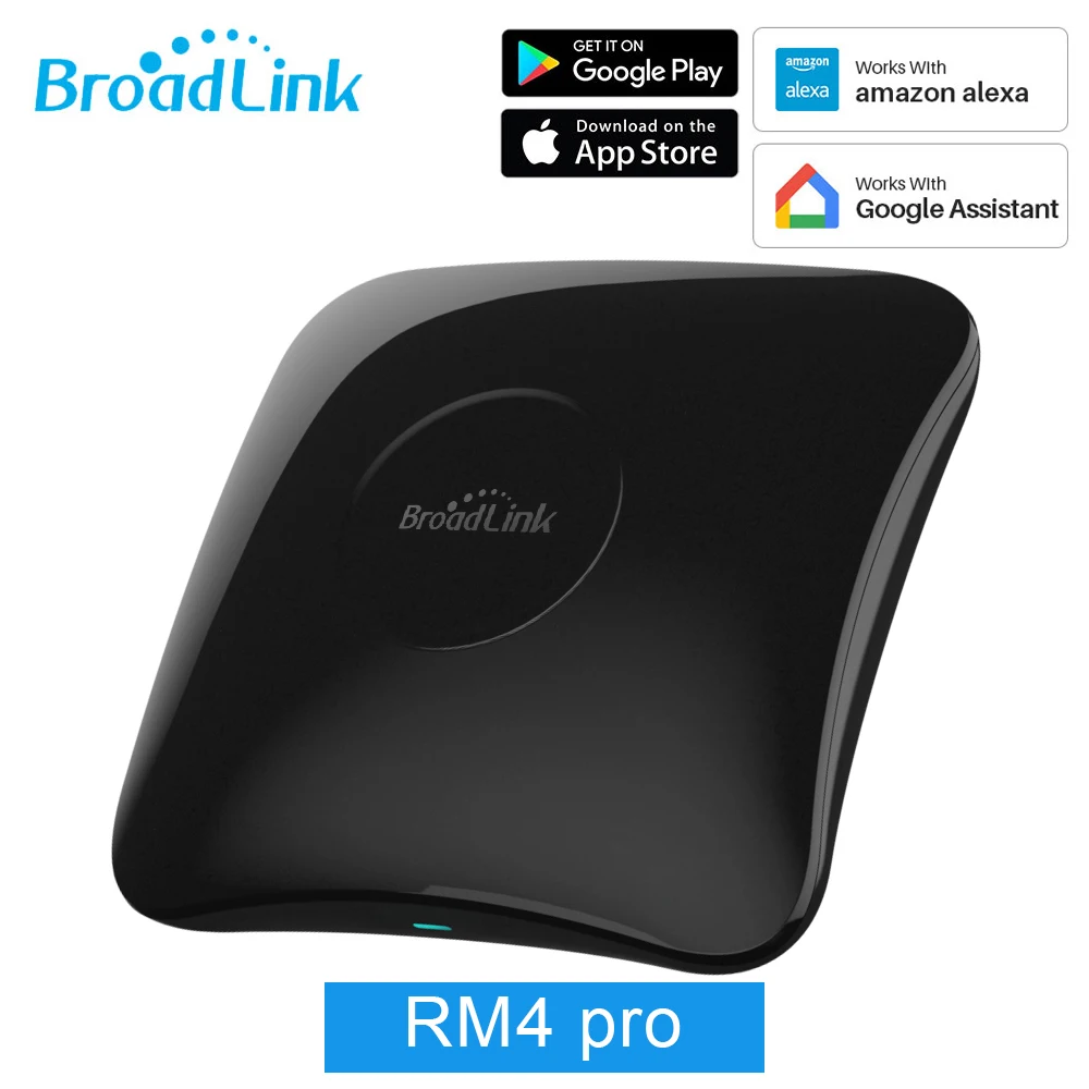 BroadLink RM4 Pro Univerzálne Diaľkové Ovládanie Bluetooth Radič Inteligentný IR Wifi RF Prepínač HTS2 Senzor Alexa Domovská stránka Google Asistent