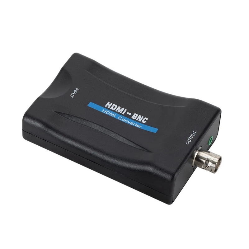 2X HDMI BNC Video Audio Converter Adaptér Kompatibilný PAL/NTSC S USB Napájací Kábel