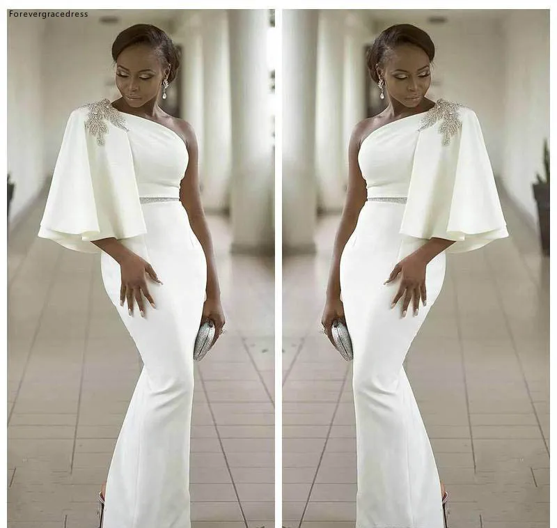 2019 Afriky Rameno Dlhé Prom Šaty, Plášť Korálkové Formálne Sviatky Nosenie Štúdia Večerné Party Šaty Na Zákazku Plus Veľkosť