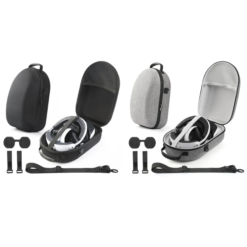 Pevný EVA Box Kryt Objektívu Pás pre PS VR2 Headset Držiak Tašky Skladovanie Popruh Tašky