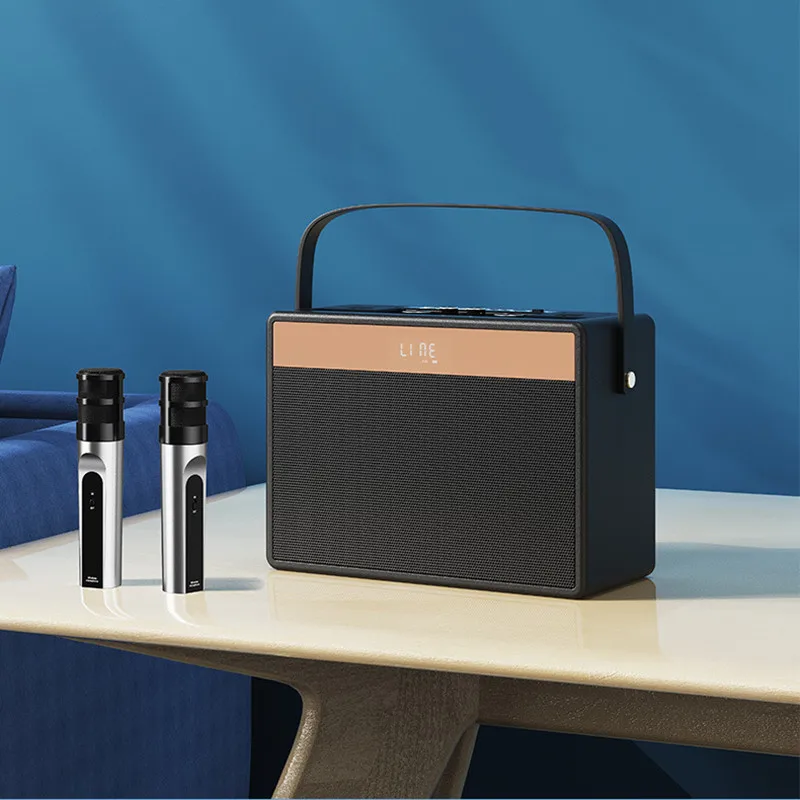 caixa de zvuk bluetooth, subwoofer, Prenosné, vonkajší K spevu zvuk 8000 Ma skrytý mikrofón Bluetooth reproduktor prenosné reproduktory