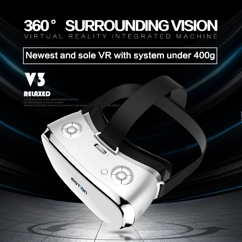 VR V3H Prilba Okuliare 3D Virtuálnej Reality Headset Video Hry, Okuliare, videohry, Ďalekohľady VR All-in-One