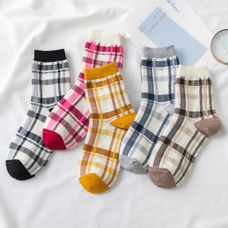 Japonský Retro dámske Ponožky Mori Koberčeky Dámy Mid-Trubice Ponožky kórejský Trend Bavlna Beží Športové Ponožky