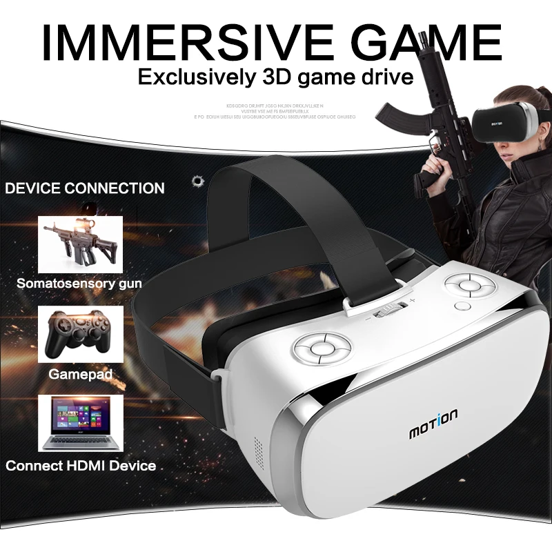 VR V3H Prilba Okuliare 3D Virtuálnej Reality Headset Video Hry, Okuliare, videohry, Ďalekohľady VR All-in-One