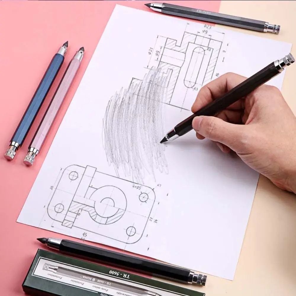 Kancelárske potreby Comics Dizajn 5.6 mm Papiernictvo Písanie Umenie Maľba Automatická Ceruzka Nástroj na Kreslenie Mechanická Ceruzka