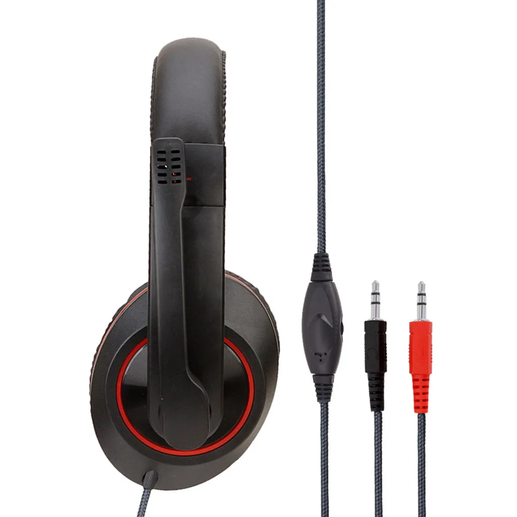 Doprava zadarmo Položiek Káblové Headphoness Pre Pc 3,5 mm Over-ear Káblové Stereo Gaming Headset Slúchadlá, Mikrofón Pre N-switch